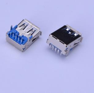 dip 90 A Female 9P USB 3.0 Connectors  KLS1-3020